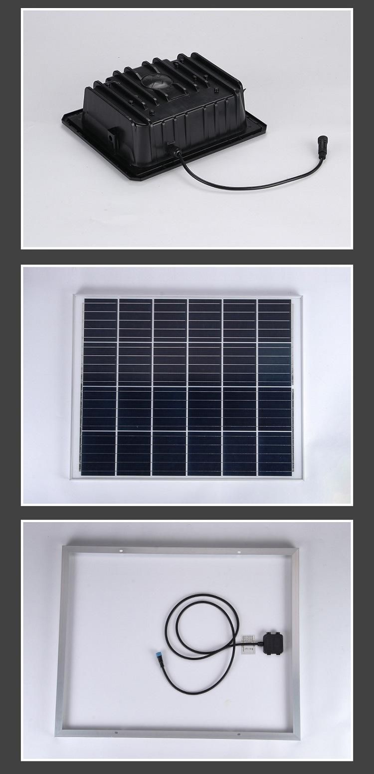 25W Remote Control Flood Light Modern Solar LED Garden Light