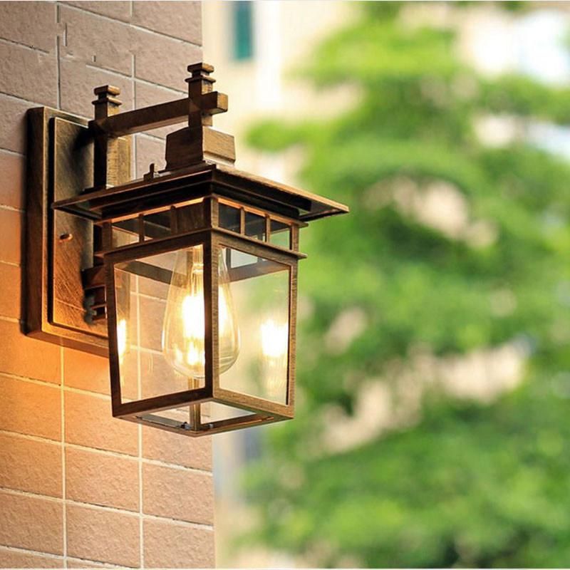 Exterior Wall Lamp Outdoor Lamp Waterproof Garden Lamp Balcony Wall Lamp (WH-HR-69)