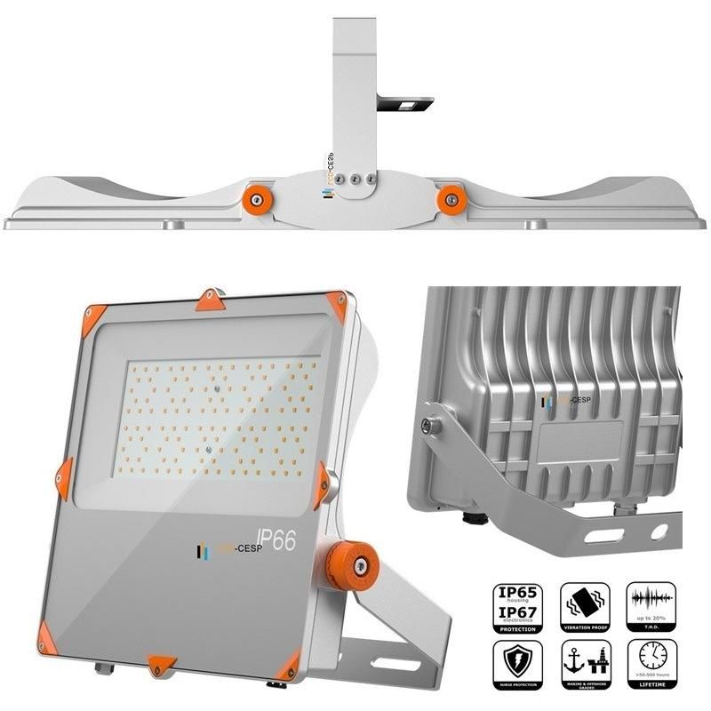 Motion Sensor Floodlights PLC Dimmer Outdoor Branded 50 Watt LED Flood Light PIR Slim Line for Garden & Patio Floodlight 7500 Lumens 4000K 5700K 100-240V 50Hz