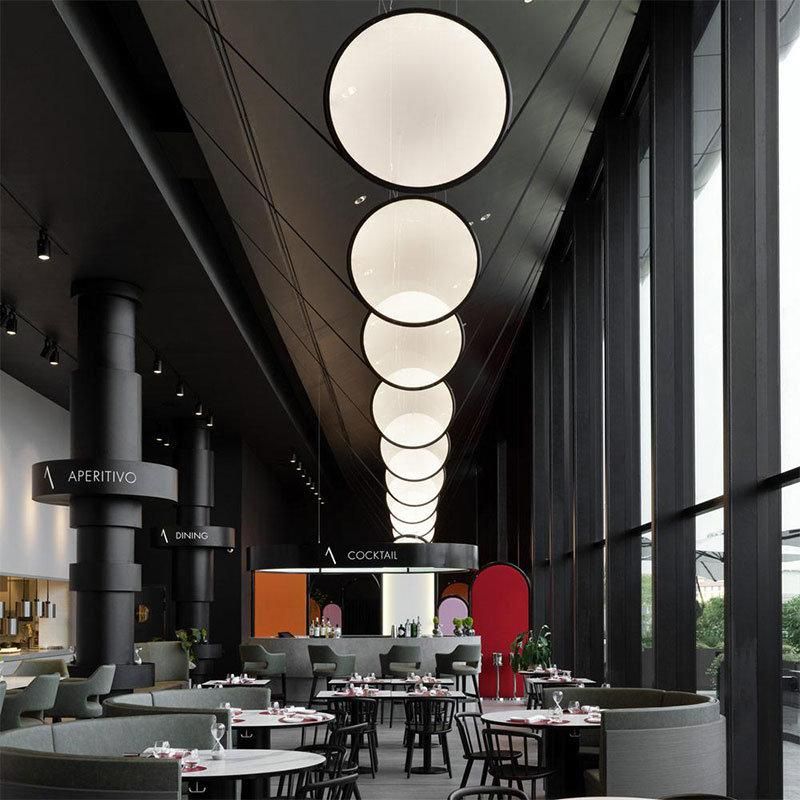 2022 RGB Multi Color Change LED Nightclub Colorful Hanging Pendant Light
