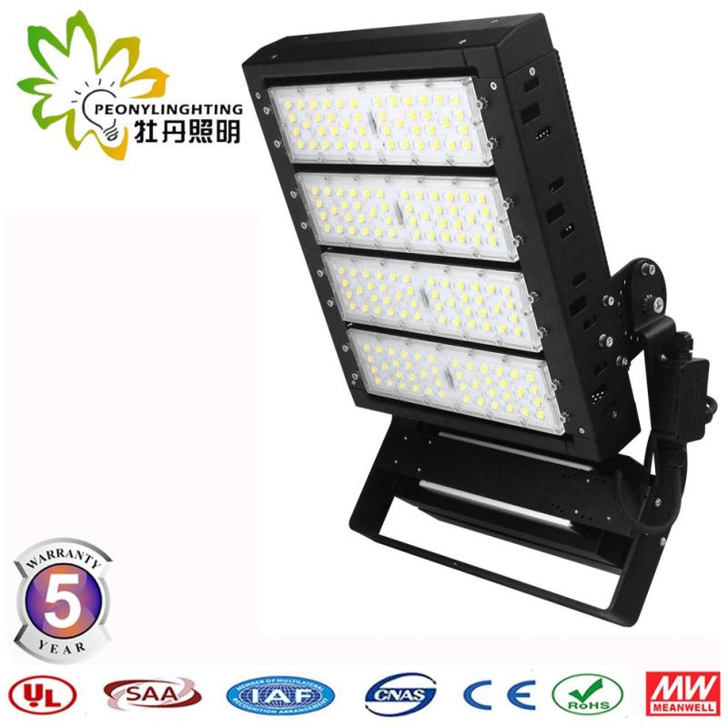 2019 New LED Stadium Lamp 400 Watt, 5 Years Warranty LED High Pole Flood Light 400W