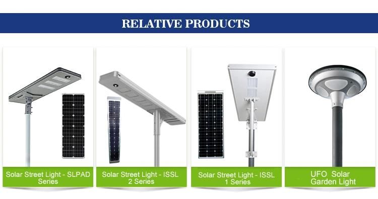 120W Integrated LED Solar Light Fixture for Street