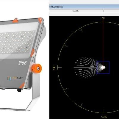 LED Floodlight SMD 30W 140-150lm/W IP65 IP66 Waterproof 50000-60000h Adjustable Bracket