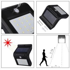 Motion Sensor Security Garden Spot Light 16 LED Dual Outdoor LED Solar Flood Light, Black