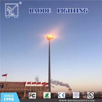 25m 30m 35m 40m High Mast Automatic Lifting Lighting Pole