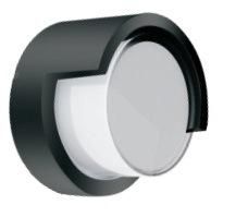 Modern PC IP65 12W Elegant Decorative Surface Wall Mounted LED Wall Light Remote Control WiFi Smart Amazon Google for Outdoor Gardens