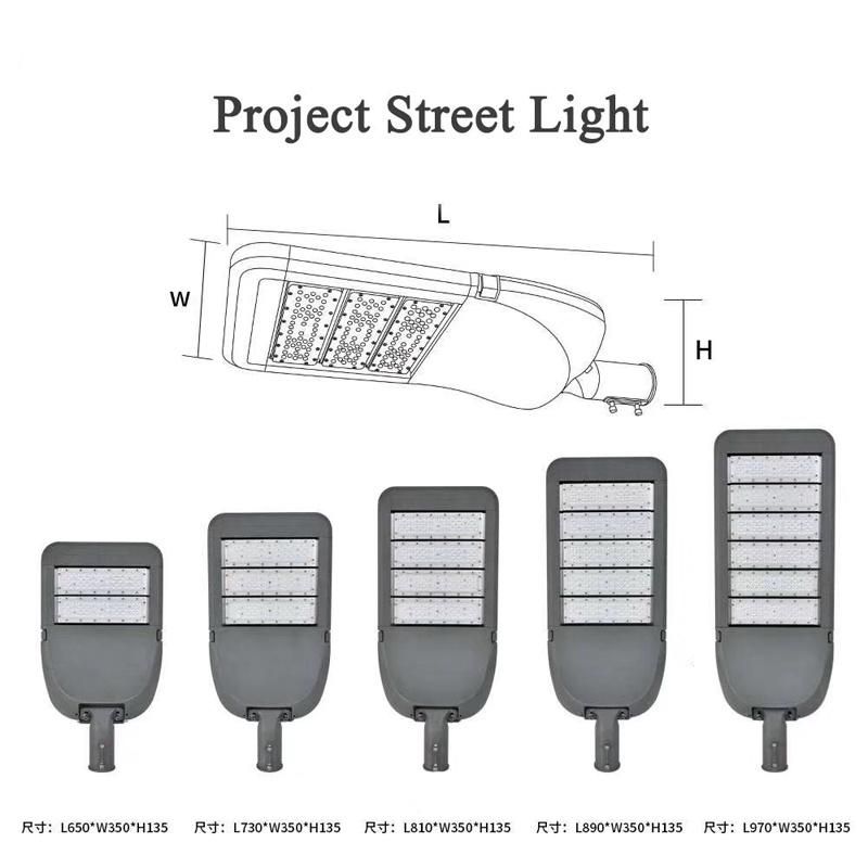 Die Cast Aluminum Long Lifespan LED Public Parking Lot Lighting 150W 200W 300W Outdoor LED Street Light Factory Price