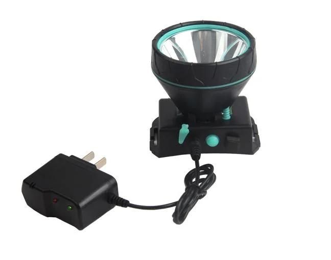 Factory Cheapest Rechargeable LED Headlamp Mining Cap Lamp/Safety Helmet Headlamp
