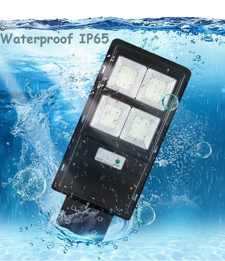 Aluminium 80W Garden Outdoor Waterproof IP65 All in One Integrated LED Solar Street Light