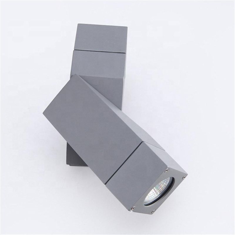 Rotate Aluminum Housing GU10 Bulb Outdoor LED Street Light