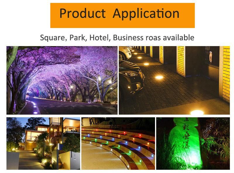 LED Outdoor Garden Floor Underground Buried Lamp Spot Landscape Light