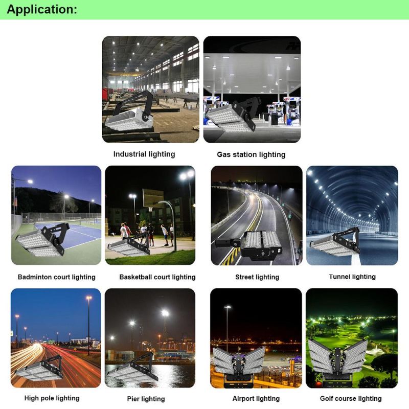 200W High Quality LED Flood Light with Ce RoHS LED Sports Stadium Light