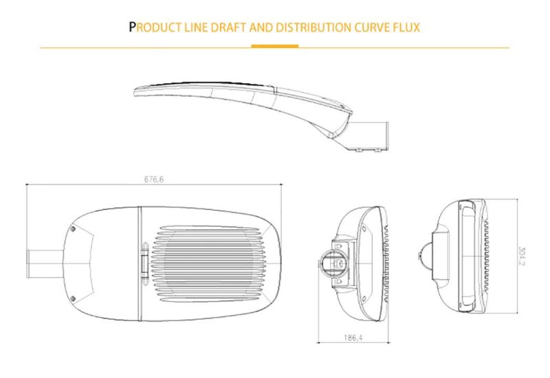 50W 80W 100W 150W 200W 240W Outdoor Lighting Smart LED Street Light