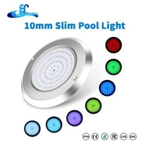 316 Stailess Steel Underwater IP68 Surface Mounted 12V AC DC Input LED Light for Swimming Pool