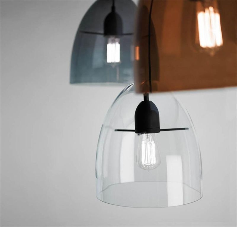 2022 Centra Modern Ceiling Lamp with Transparent Glass Lampshade, Suitable for Corridor Passage in Bedroom and Dining Room Pendant Light