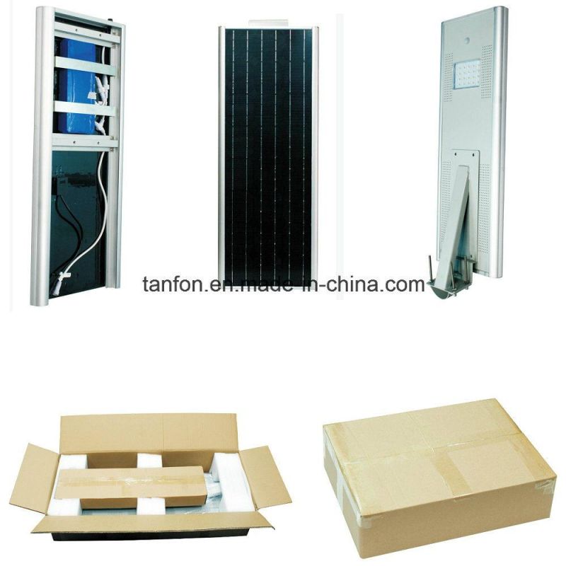 60W All in One Integrated LED Solar Street Light