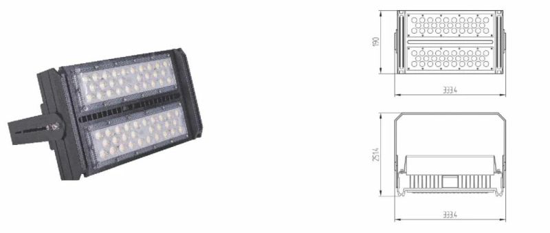 120W CE RoHS Outdoor IP66 High Light Efficiency LED Flood Light Flood Lamp LED Floodlight