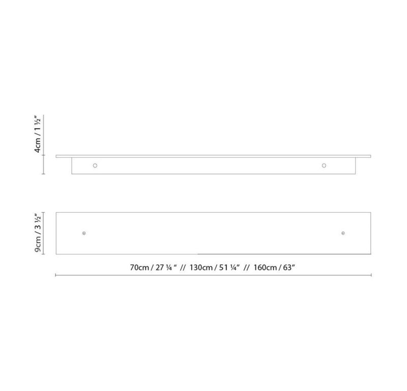 Marc W Indoor IP20 Minimalist Modern Decorative Architectural Linear with Remote Control Dimming LED Wall Lamp
