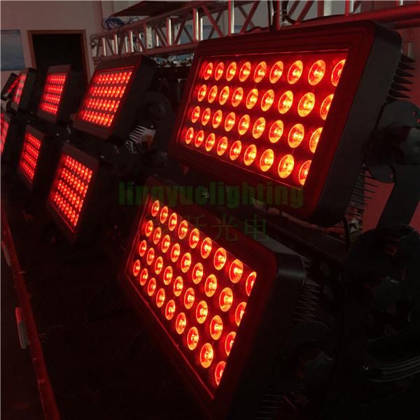 Outdoor 72X10W RGBW 4in1 City Color LED Wall Washer Light