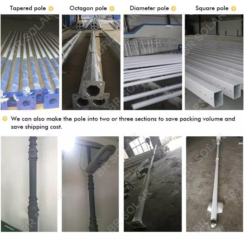 30m Outdoor Lighting Hot Galvanized High Mast Pole