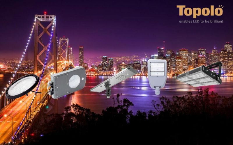 Topololighting Die Casting Aluminum SMD High Efficiency 150W Modular Waterproof Warm/Cold Color LED Street Light