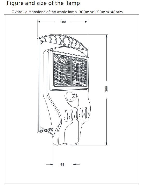 Solar Powered Street Lights Cheap Price 60W LED Solar Street Lamp