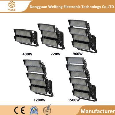 High Power LED Parking Lot Light with Competitive Price CE RoHS 360W 480W 720W 1200W with Dia Lux Lighting Drawing