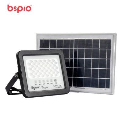 Bspro Head Light Remote Control Lights Outdoor Waterproof 80W 200W 300W LED Solar Flood Light