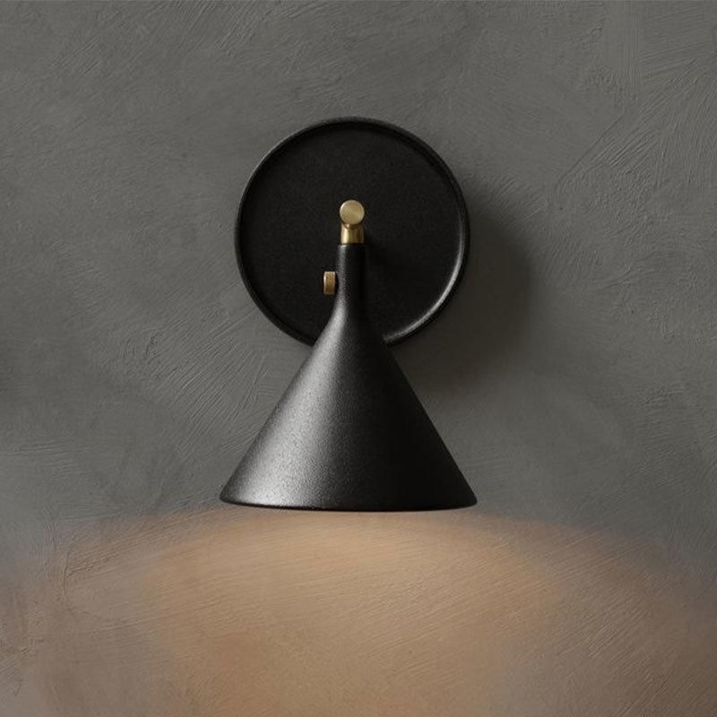 2022 Living Room Bedroom Coffee Shop Art Design Decorative Supplies Indoor Corridor Luminaire Horn Wall Light