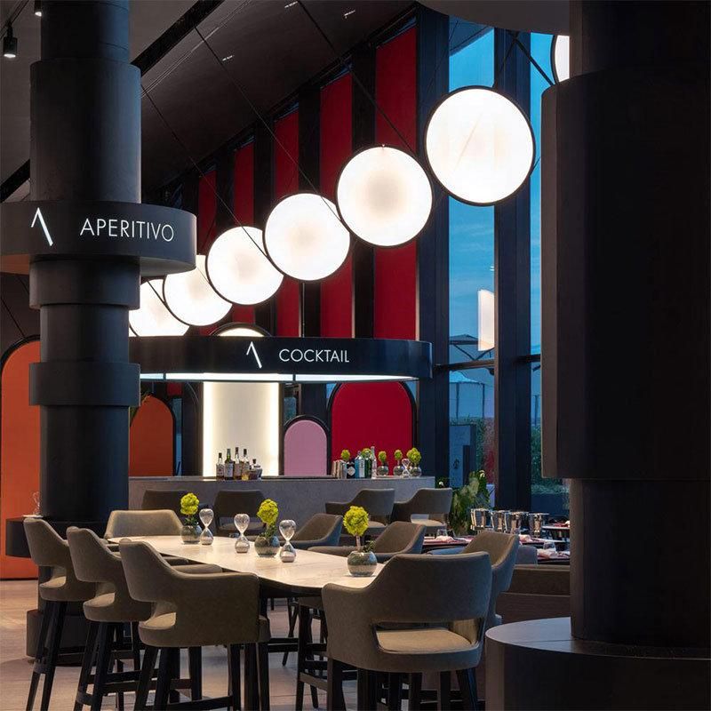 2022 RGB Multi Color Change LED Nightclub Colorful Hanging Pendant Light