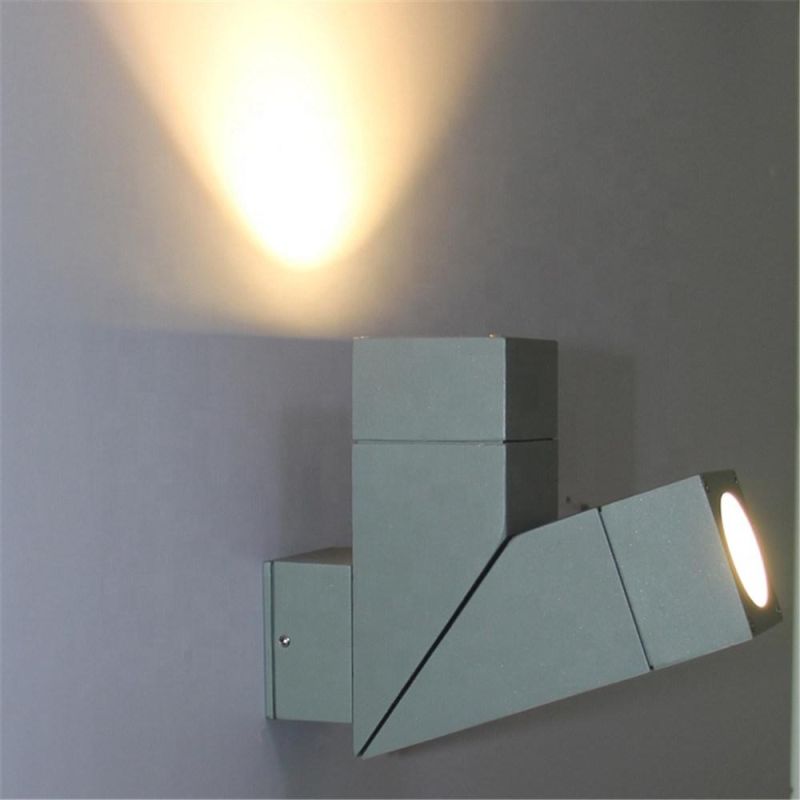 Rotate Aluminum Housing GU10 Bulb Outdoor LED Street Light