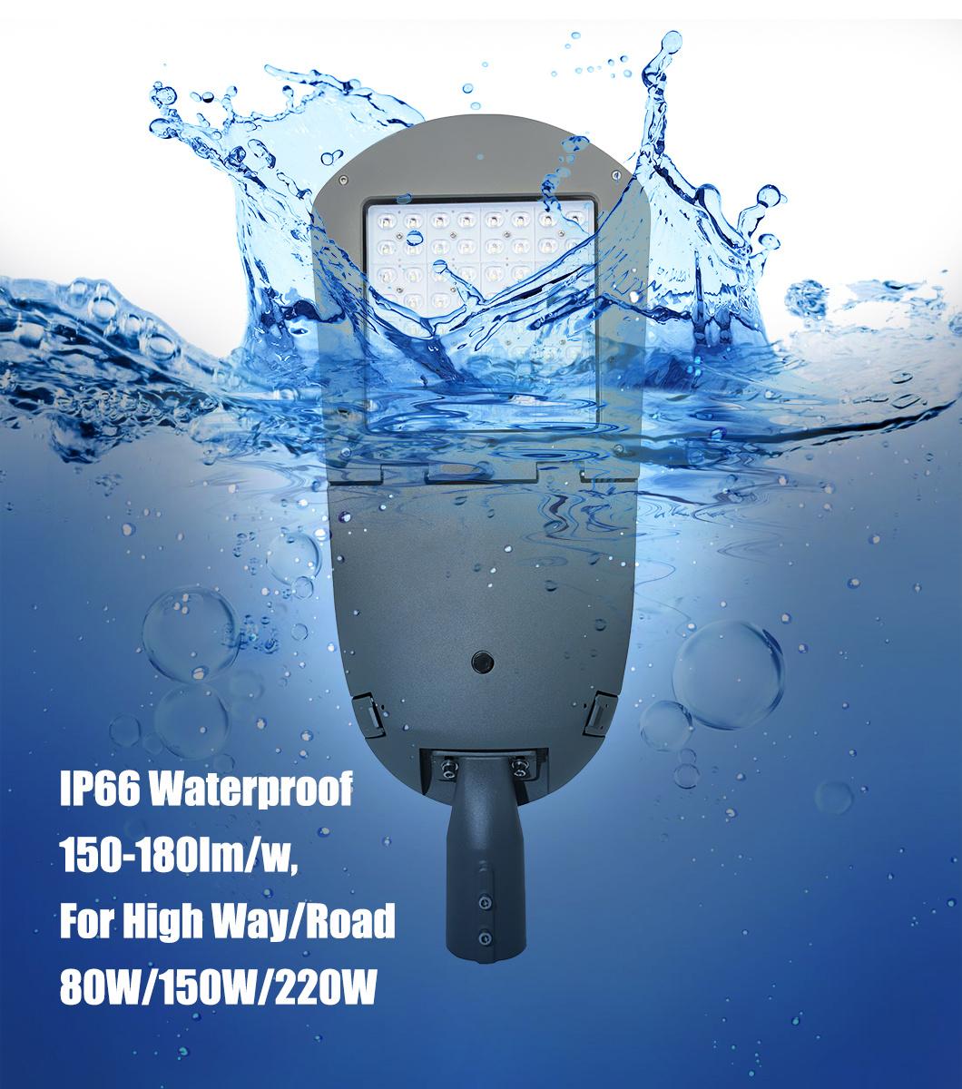 Easy to Install IP66 Waterproof Adjustable Angle LED Street Light 150W