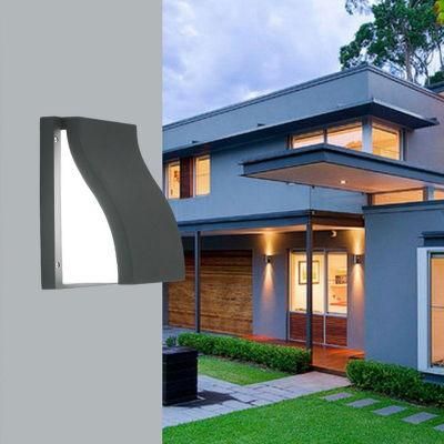 LED Outdoor Wall Lamp Personality Rainproof Landscape Light Residential Backyard Garden Wall Sconce (WH-HR-34)
