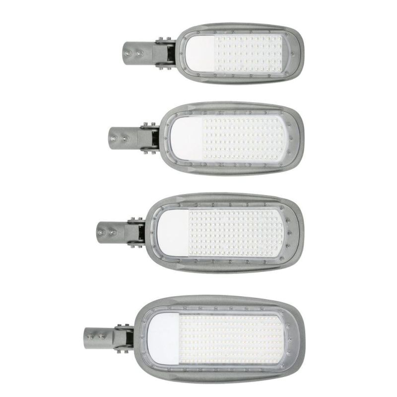 IP65 Waterproof Road Lamp 100W 150W 200W Slim Adjustable Outdoor LED Street Light with Sensor Lantern