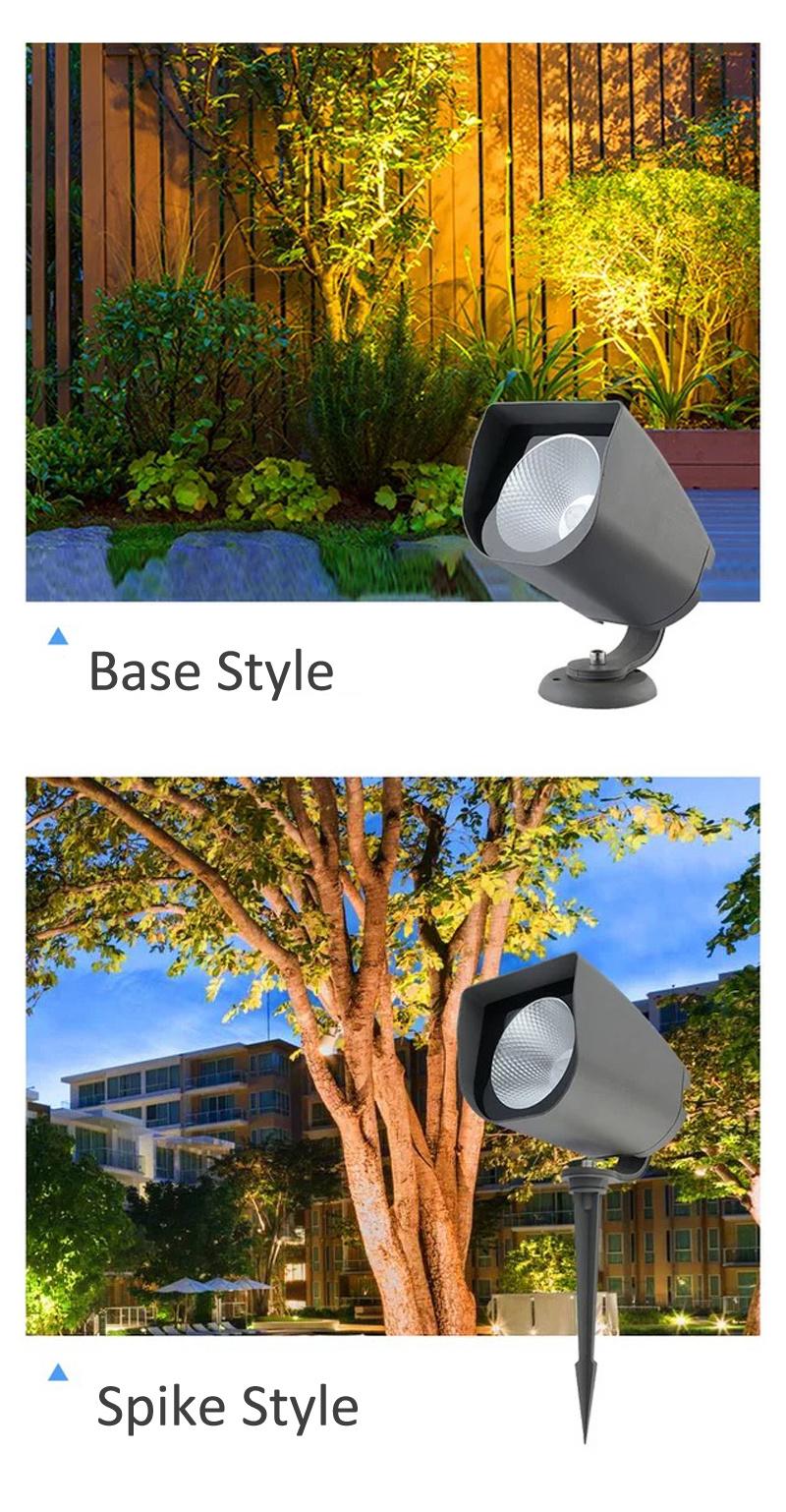 Hot Sale New Style Waterproof 10W 20W Outdoor LED Spike Light 30W 220V Path Landscape LED Garden Light