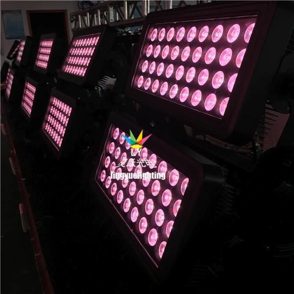 Outdoor DMX 72X12W LED City Color Light Wall Washer