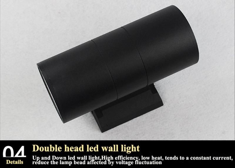 Modern Smart Outdoor Garden Aluminum Wall Sconce Decorative 50W up Down LED Wall Lighting