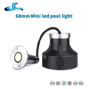 DC12V RGB 316ss Mini Recessed IP68 Waterproof LED Pool Light with Ce RoHS