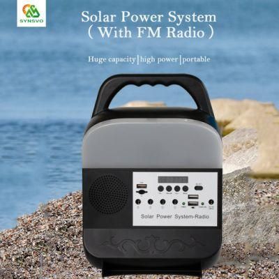 New Solar Home Lighting System Suitable for Africa Nigeria Kenya 3 External Lights and USB Output Solar Power Station