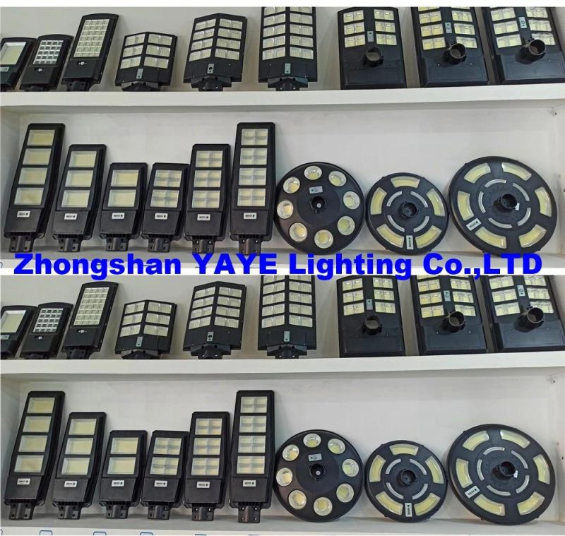 Yaye Solar Manufacturer Factory 1000W/800W/600W/500W/400W/300W/200W/150W/100W LED Outdoor Street All in One Camera COB Wall Flood Garden Road Light Distributor