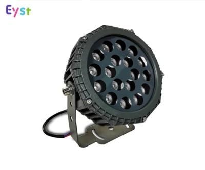 High Lumne Lighting Project Lamp Aluminium Housing DMX512 Control IP66 18W Single Bead LED Flood Light