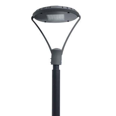 IP66 Circular 2-3/8&quot; 80W Pole LED Post Top Dimmable Area Garden Light