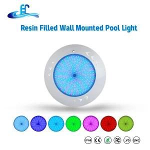 18watt Warm White IP68 Resin Filled Wall Mounted LED Pool Light