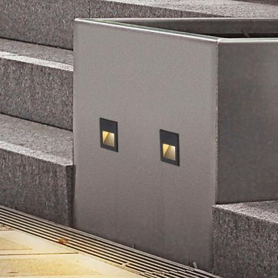 Retro Recessed LED Stair Light 85-265V 3W LED Wall Sconce Lighting in Step Lamp (WH-HR-16)