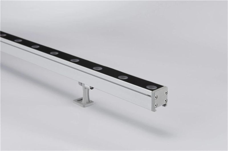 RoHS CE Customized Exterior IP67 Landscape Project Outdoor Building Facade Lighting Fixtures Asymmetric DMX512 Control RGBW Linear LED Wall Washer