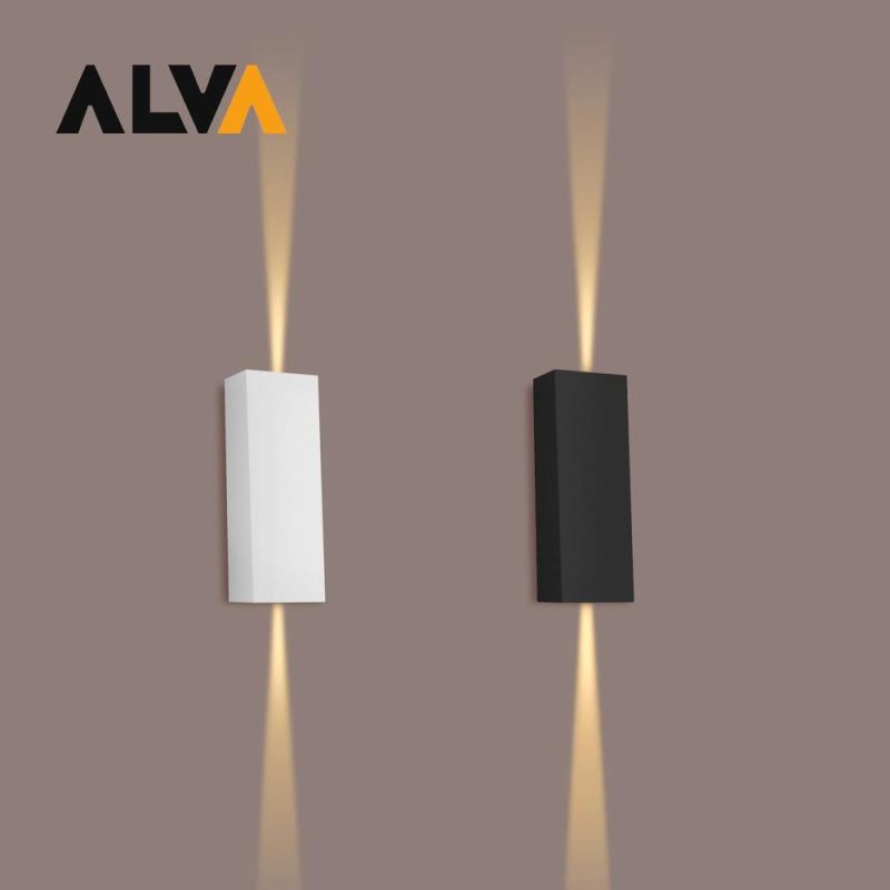 PC DIY up and Down SMD LED Wall Light Plastic Beam Angle Adjustable LED Wall Lamps