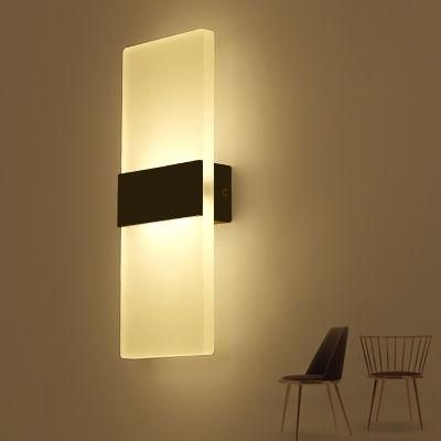 Lebekan Fashion Modern Style Indoor 3W 6W Decorative LED Lamp Square Interior Wall Light Bedroom LED Light