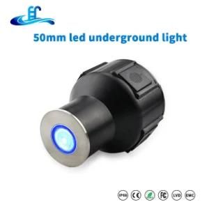 Aluminum IP65 Waterproof 3W Outdoor Floor RGB Garden Inground Deck Light