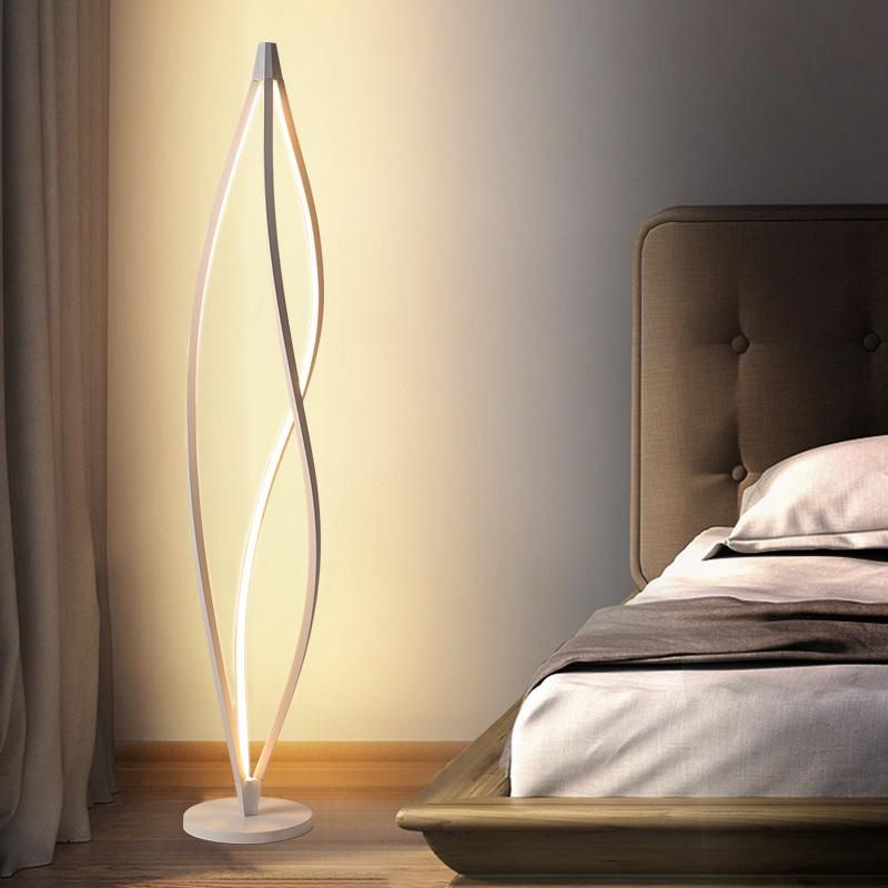 2022 Nordic Modern LED Minimalist Round Floor Lamp for Bedroom Living Room