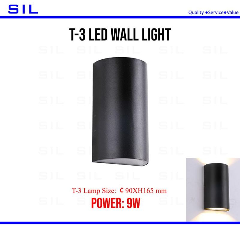 9W LED Wall Light IP65 Waterproof Outdoor Garden Light Decoration Living Room Bedroom Background Wall Light